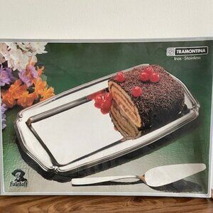Tramontina Stainless Steel Tray and Server 14.5 “x 8.5” Brand New